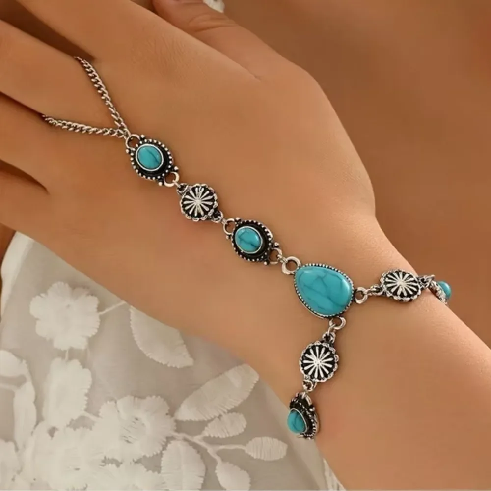 Stone hand chain N1917